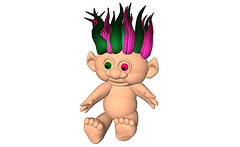 Torley Troll Doll pet (wear)