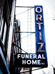 Williamsburg Funeral Home Sign