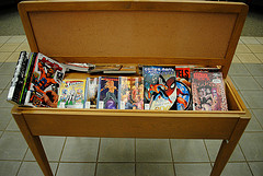 GRAPHIC NOVEL DISPLAY (front of back display)