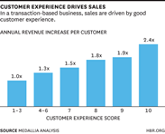 Customer Experience Score Chart
