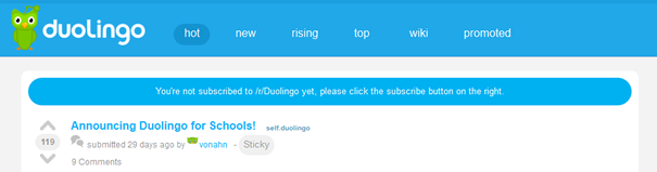 Duolingo Subreddit